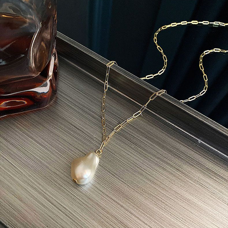 Vintage Baroque Pearl Necklace
