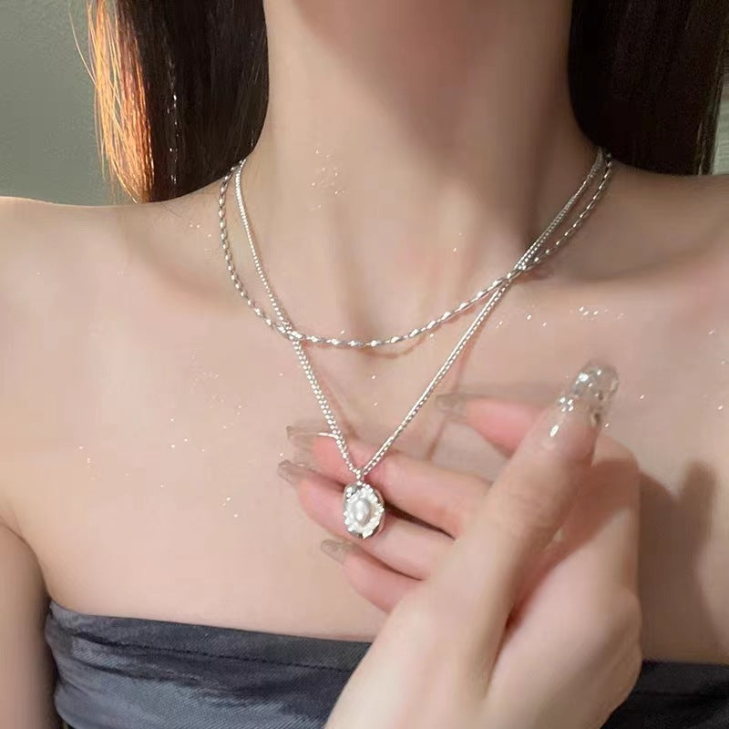Vintage Double Layered Pearl Necklace