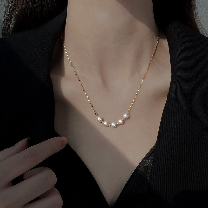 Pearl personalized design necklace