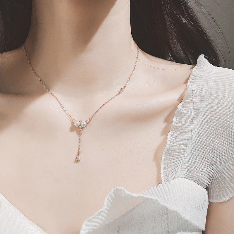 Pearl niche design necklace