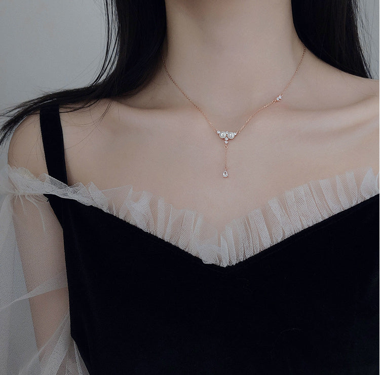 Pearl niche design necklace