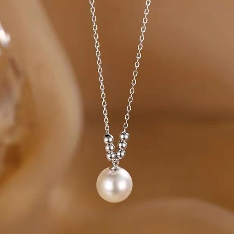 Pearl light luxury niche design necklace