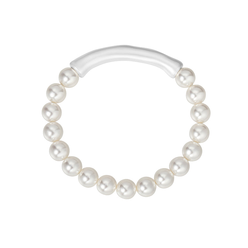 Moonstone Design Pearl Bracelet