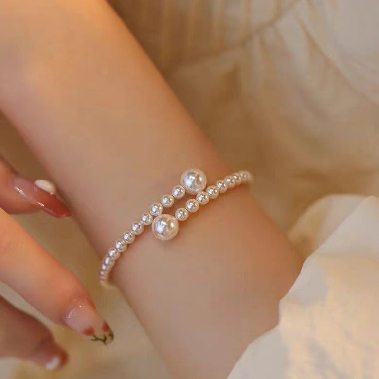 Simple design pearl bracelet