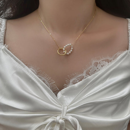 Pearl Ring Necklace
