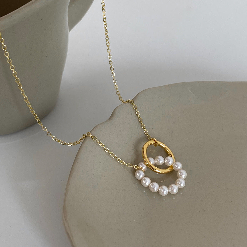 Pearl Ring Necklace