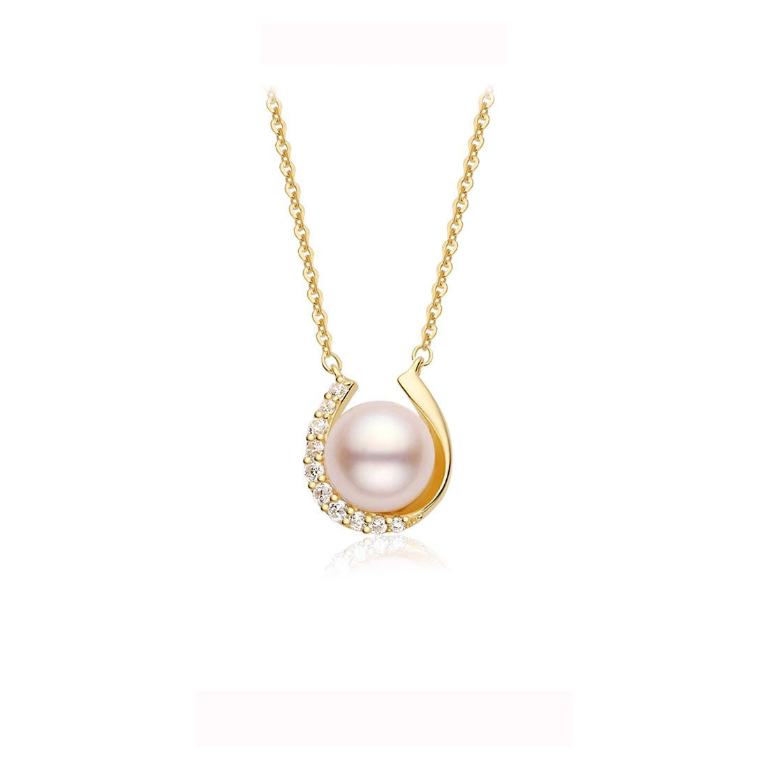 Pearl minimalist design necklace