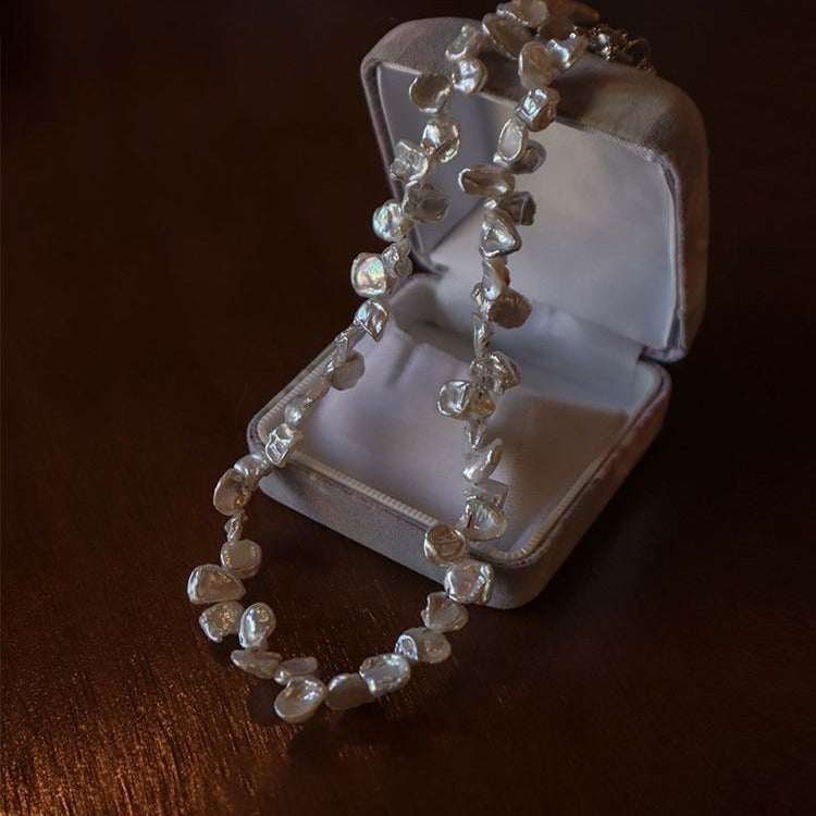 Petal Design Pearl Necklace
