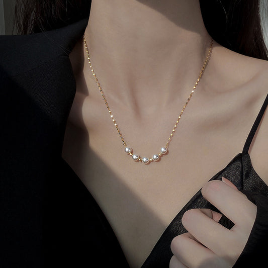 Pearl personalized design necklace