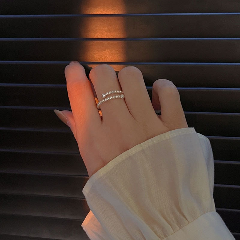 French Gentle Pearl Ring