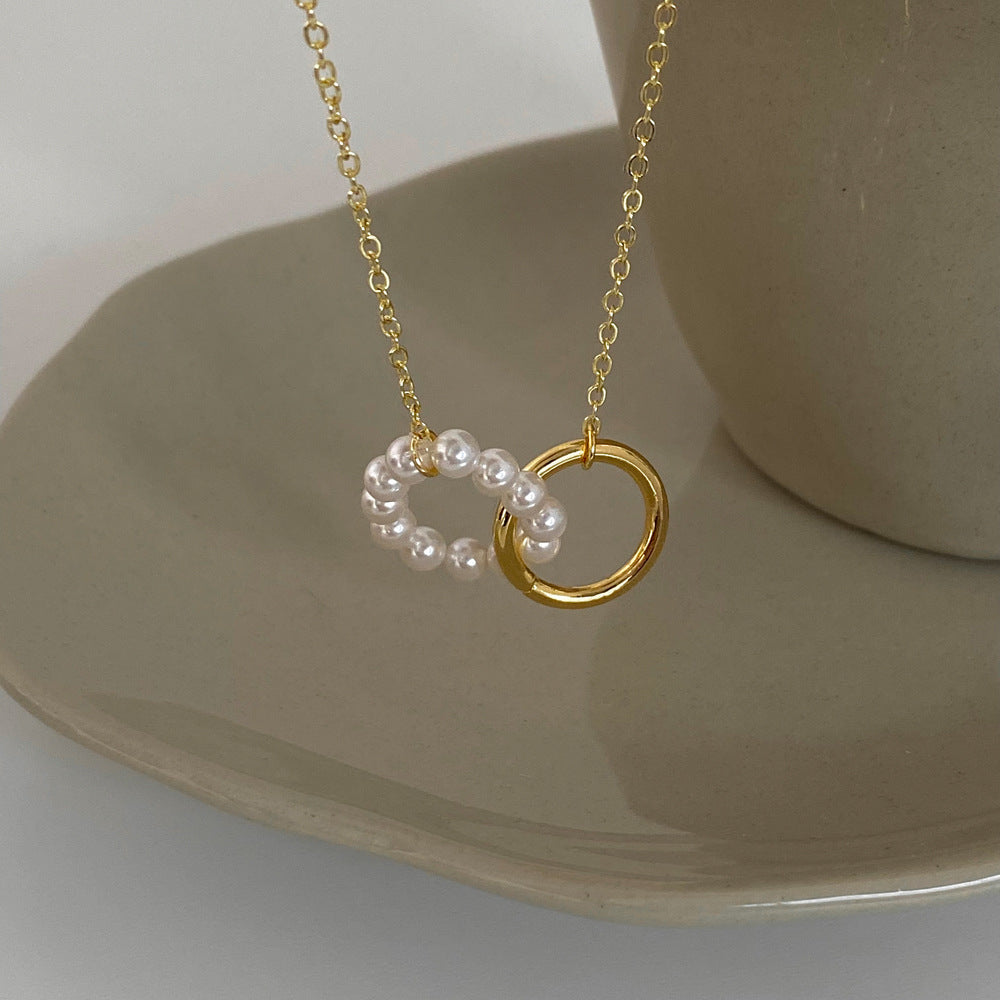 Pearl Ring Necklace