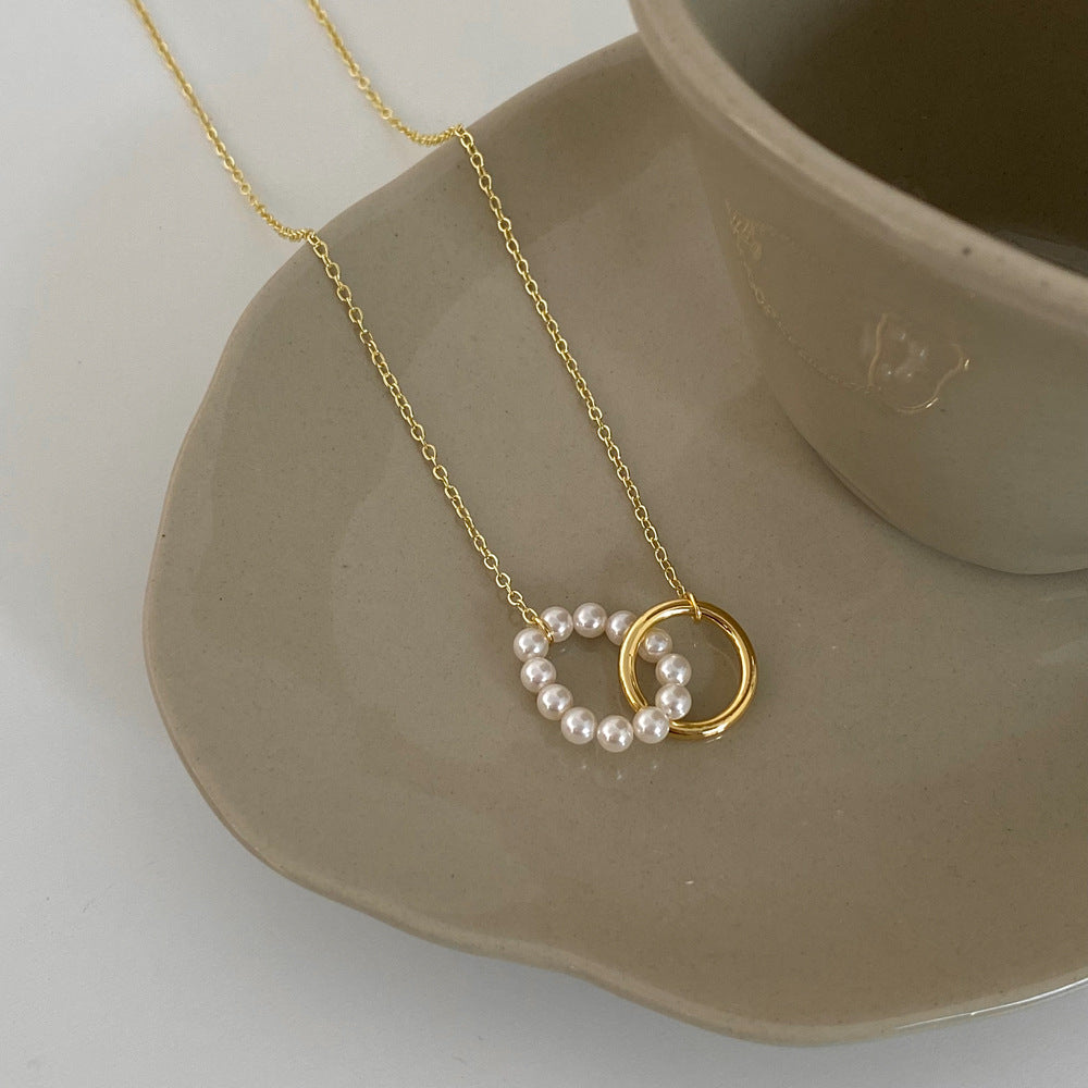 Pearl Ring Necklace