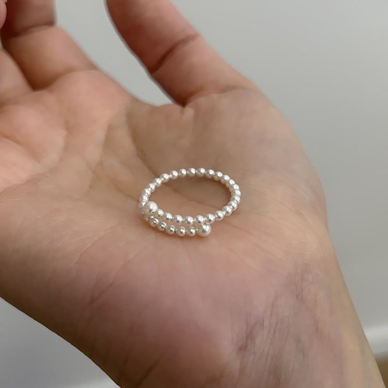 French Gentle Pearl Ring