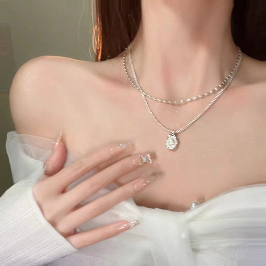 Vintage Double Layered Pearl Necklace