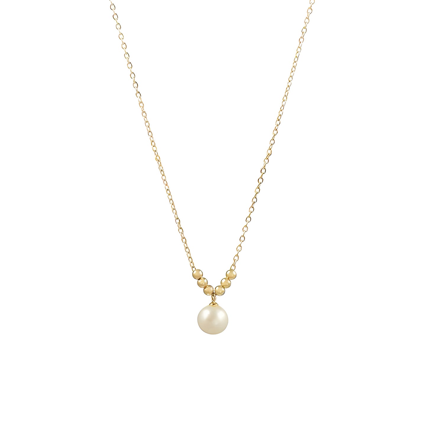 Crystal Pearl Design Necklace