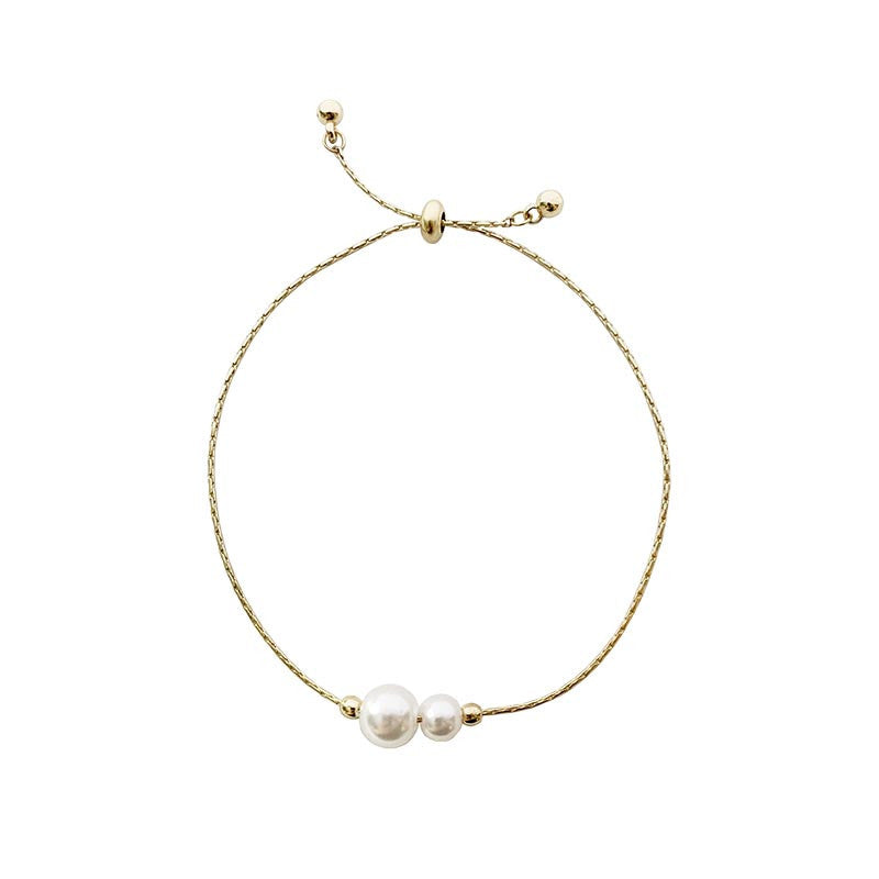 Baroque design pearl bracelet